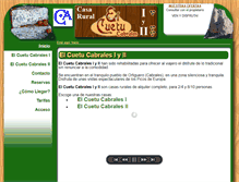 Tablet Screenshot of elcuetucabrales.com